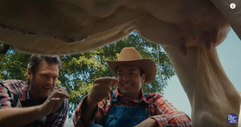 Blake Shelton Teaches You How to Milk a Cow