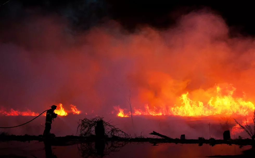 Wildfires Encroach On New Jersey's Meadowlands