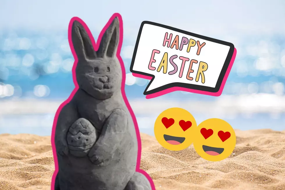 Easter Bunny Came Early To NJ On The Beach In Wildwood Crest