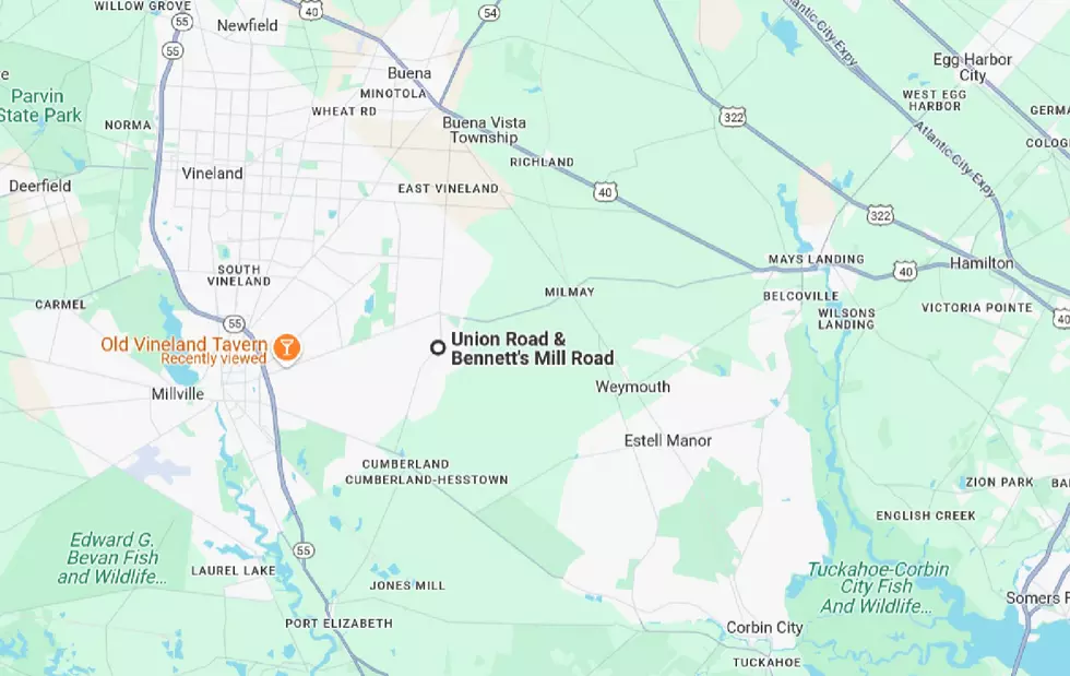 Vineland Wildfire Burning Near Mays Landing Road