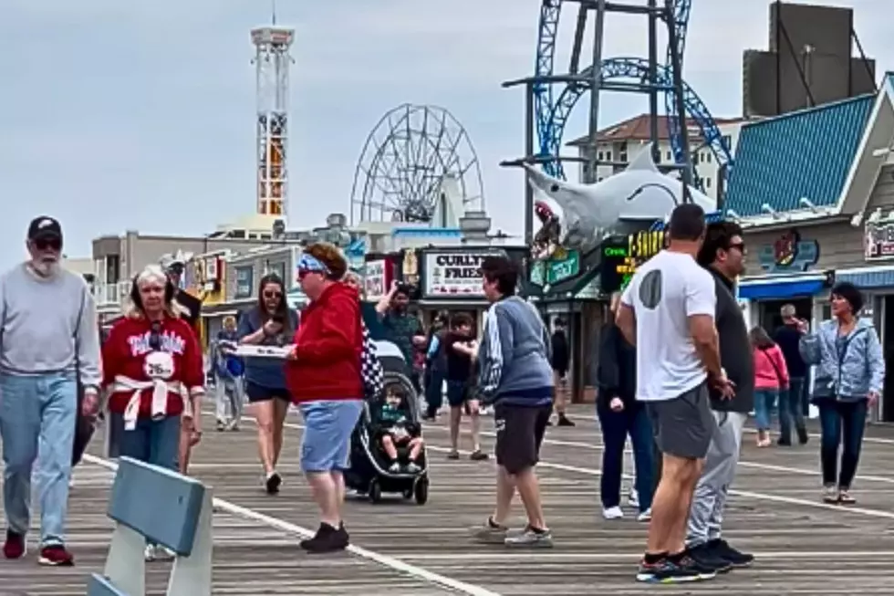 Footage Of A Packed Off-Season Boardwalk In Ocean City