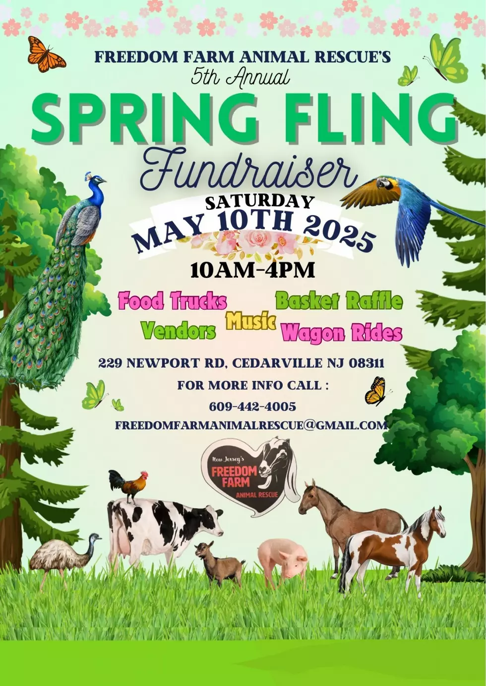 Join Us for The 2025 Spring Fling Fundraiser @ Cedarville, NJ!