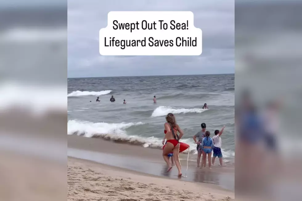 Lifeguard Rescues Boy Swept Out To Sea At Belmar, NJ, Beach