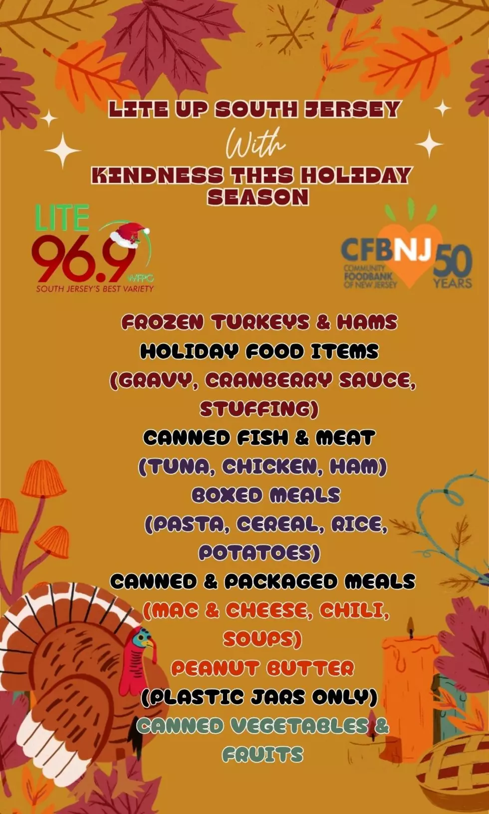 Lite 96.9’s Holiday Food Drive