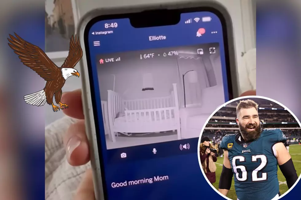Jason Kelce Catches Daughter Singing Philadelphia Eagles Fight Song in Her Crib [VIDEO]