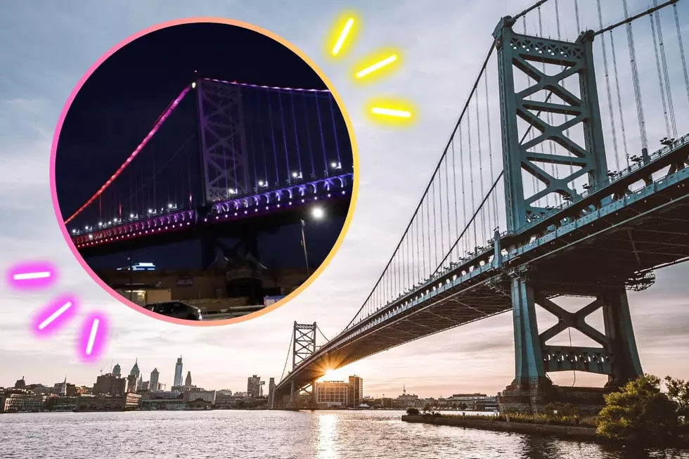 So Pretty! The Ben Franklin Bridge Just Got a Dazzling New Lighting Upgrade!